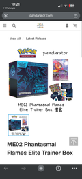 ME02 Phantasmal Flames Elite Trainer Box
